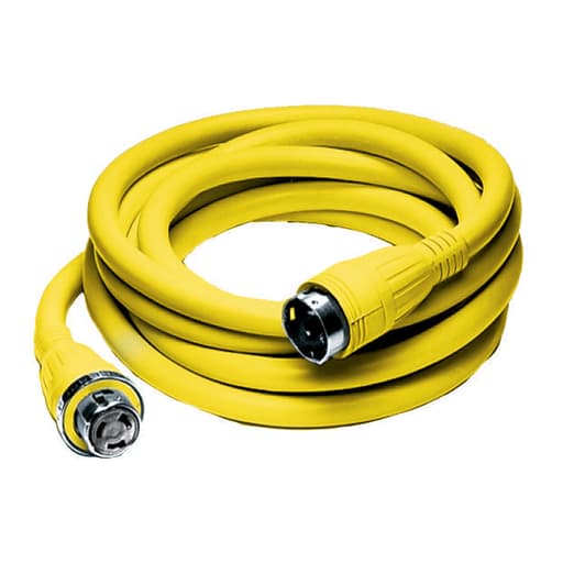Hubbell Wiring Device - Hubbell HBL61CM52 Marine CABLE, 50', 50A 125/250V, YL