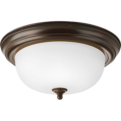 Progress Lighting - Progress P3925-20ET Two-Light Dome Glass 13-1/4" Close-to-Ceiling