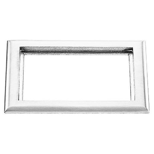 Hubbell Wiring Device - Hubbell S3084 2-Gang 6 x 8.13 Inch Clear Polycarbonate Rectangular Floor Box Carpet Flange