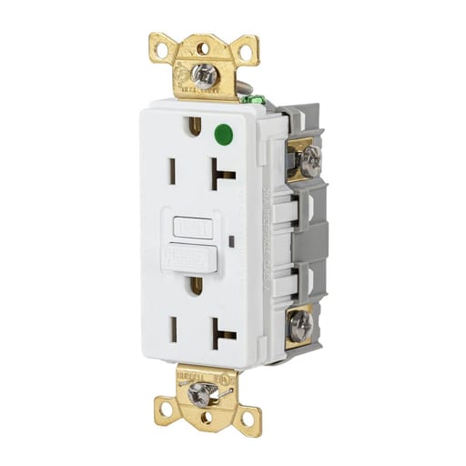 Hubbell Wiring Device - HWDK GFR83W 20A 125VAC COMM HG GFR