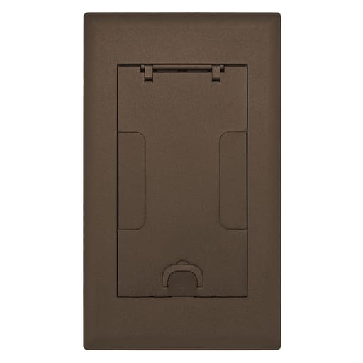 Hubbell Wiring Device - HCI 2GAFBCVRBRZ 2G AFB CVR, FLUSH,