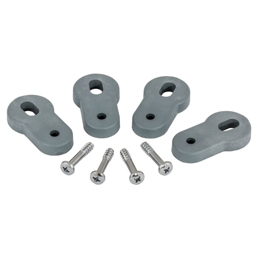 Hubbell Wiring Device - Hubbell HBLRFT1 REPL MOUNTING FEET FOR HBLDS3, 10PK