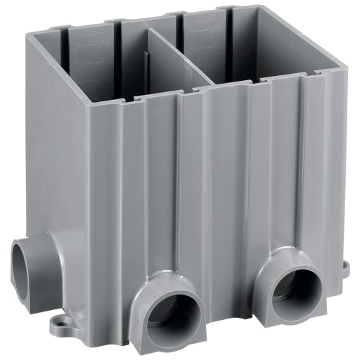 Hubbell Wiring Device - Hubbell PFBRG2 2Gang Non-Metallic Floor Box