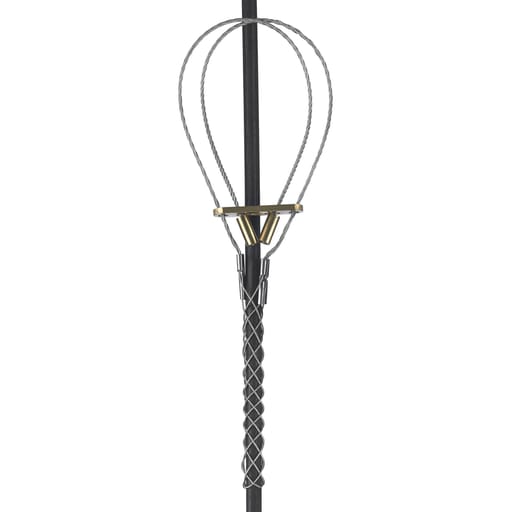 Hubbell Wiring Device - Hubbell / Kellems 073041286 Bus Drop Support Grip, Universal Eye, Wide Range, Galvanized Steel, 0.56-0.73"