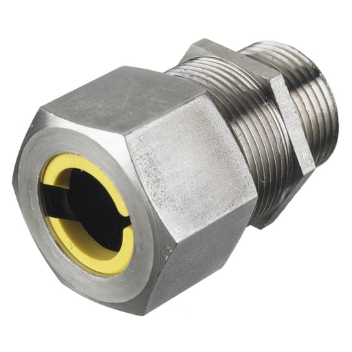 Hubbell Wiring Device - Hubbell SHC1037SSCORDCON, STR ML, .63-.75", 3/4", SS