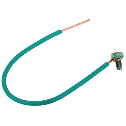 Raco Manufacturing - Raco 994 #14 Solid Insulated Copper Wire Pigtail, 8" Length (25/BE)