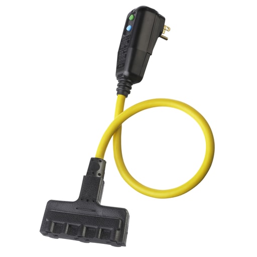 Hubbell Wiring Device - HCI GFPST2TTM GFCI LINECORD, 3-TAP,