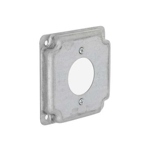 Raco Manufacturing - Raco 811C 4" Square Exposed Work Cover, 30A Twist-Lock, 1.719" Diameter