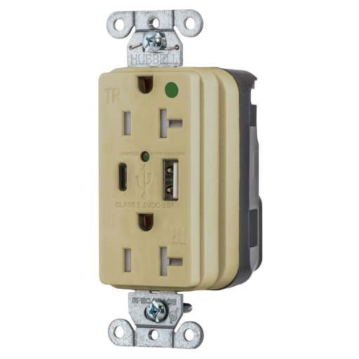 Hubbell Wiring Device - HWDK SNAP8300UACI USB CHG SNAP HG 2