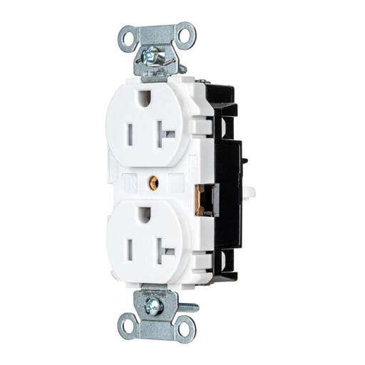 Hubbell Wiring Device - HWDK 5362STWTR EDGE, TR, PRO RCPT,