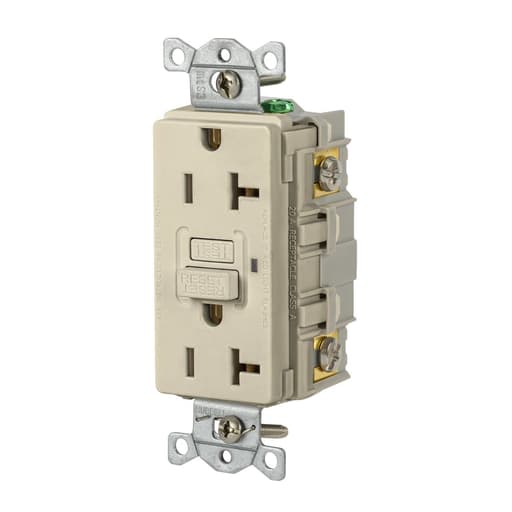 Hubbell Wiring Device - HWDK GFR20I 20A 125VAC COMM GFR IVO