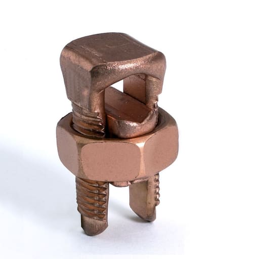 Burndy - Burndy KS20 Copper Split Bolt, Cu: 8 AWG (Str)-4 AWG (Sol) (Run & Tap),Length:120