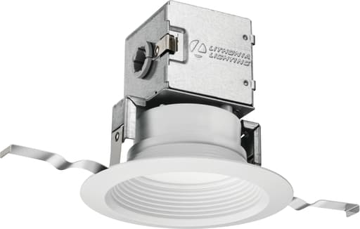 Lithonia Lighting - Lithonia 4JBK RD 30K 90CRI MW M6 OneUp 4 Inch Round Direct-Wire Matte White LED Downlight