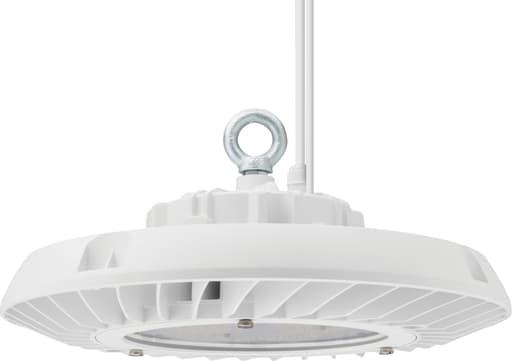 Lithonia Lighting - Lithonia JEBL-30L-40K-80CRI-WH LED High Bay Light Fixture, 218W, 31,588 Lumens, 4000K, 120-277V