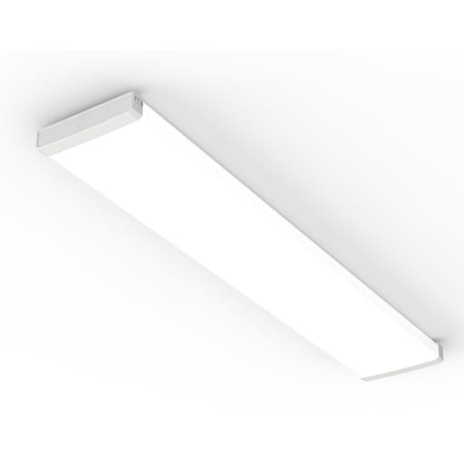 Lithonia Lighting - Lithonia TRUM-48-ALO6-FMP-8SWW2-ZT-MVOLT 4ft LED TruWrap Flat Low-Profile Linear Wraparound, Medium Body, Selectable Lumens/CCT, 120-277V, 0-10V Dimming