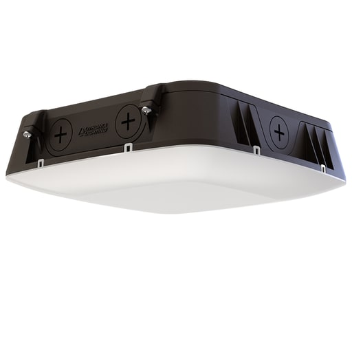 Lithonia Lighting - Lithonia CNY-LED-ALO-SWW2-UVOLT-PE-PIR-DDB-M2 LED Canopy Luminaire, 5k/7.5K/10K Adj Lumens, 3K/4K/5K Switchanble CCT, 120-347V, On-Off Photocell, Dark Bronze Finish