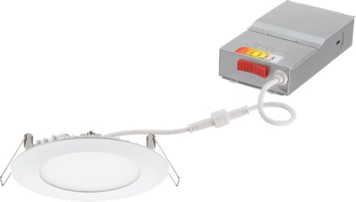Lithonia Lighting - Juno WF6-SWW5-90CRI-MW-M6 6" LED Ultra-Thin Wafer Recessed Downlight, 970 Lumens, Switchable 27K/30K/35K/40K/50K, 90CRI, 120V, White
