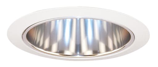 Juno Lighting - 6" Downlight Tapered Cone Trim - White w/ Clear Cone