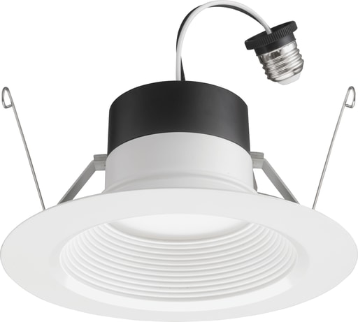 Lithonia Lighting - Juno 65BEMW-SWW5-90CRI-M6 5"/6" LED Baffle Retrofit Downlight, Switchable Color Temp, 90+CRI, White