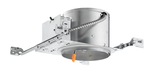Juno Lighting - Juno QC6WG-J6 6" Quick-Connect LED New Construction Downlight Housing, Push-In Electrical Connectors, Air-Loc Gasket, 27K-50K