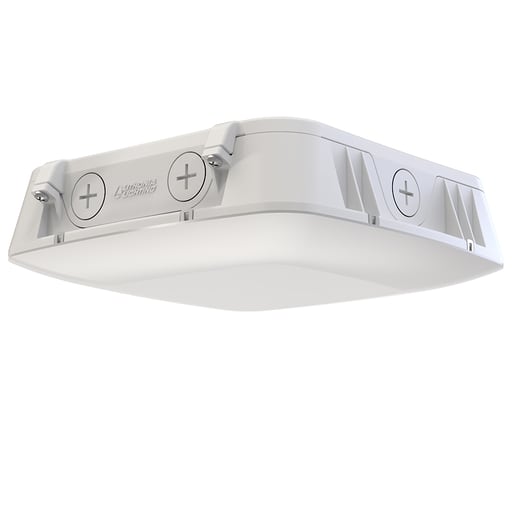 Lithonia Lighting - Lithonia CNY-LED-ALO-SWW2-UVOLT-PE-PIR-WH-M2 LED Canopy Luminaire, 5k/7.5K/10K Adj Lumens, 3K/4K/5K Switchanble CCT, 120-347V, On-Off Photocell, White Finish