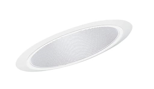 Juno Lighting - 6" Super Slope Downlight Baffle Trim - White w/ White Baffle