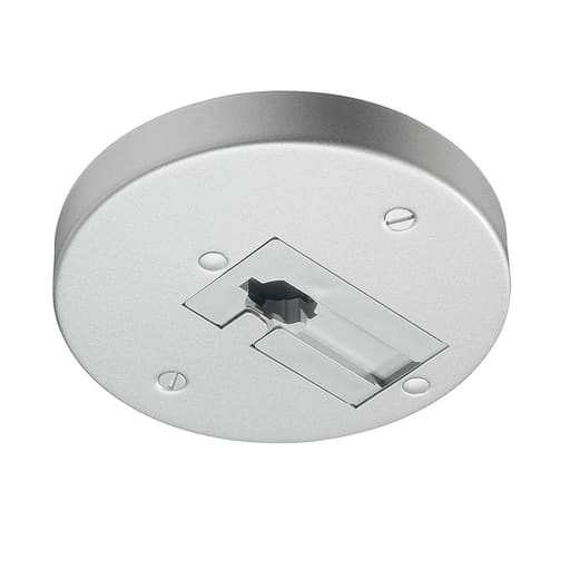 Juno Lighting - Juno T40N-BL Black Track System Line Voltage Outlet Box Monopoint Adapter