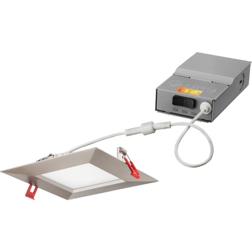 Lithonia Lighting - AEON WF6 SQ S LED 27K30K35K 90CRI 6IN WAFER-THIN LED DOWNLIGHT, SQUARE, SM BN M6