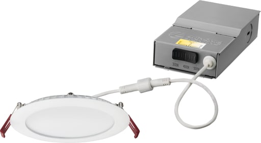 Lithonia Lighting - Lithonia WF6-LED-30K40K50K-90CRI-MW-M6 6" Wafer-Thin LED Downlight, 14W, 3000K/4000K/5000K, 90CRI, Matte White