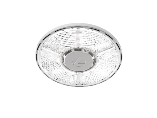 Lithonia Lighting - Lithonia CPRB-ALO13-UVOLT-SWW9-80CRI-DWH Compact Pro® LED Round High Bay Fixture, 12K/15K/18K Switchable Lumens, Switchable White 40K/50K, 80 CRI, 120-347V - Gloss White