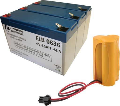 Lithonia Lighting - LITH ELB 0612A Replacement battery,