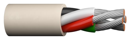 Carol Cable - General Cable E3522S.30.03 1000 Foot 14 AWG 2-Conductor Copper Unshielded CL3P/FPLP Cable