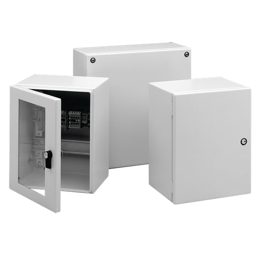nVent Hoffman - Hoffman LSC201512 200 x 150 x 120mm INLINE Wall-Mount Enclosure w/ Screw-Cover, Type 4, Steel