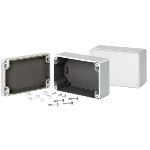 nVent Hoffman - Hoffman Q1286PCEMC QLINE D, EMC, Type 4X, 120x 80x 55mm, Polycarbonate