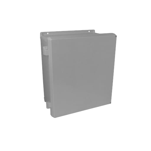 nVent Hoffman - Hoffman VJ1008NHW VJ Flat Opaque Cover Type 4X, 11.32x9.32x5.4, Lt Gray, FRP, NHW