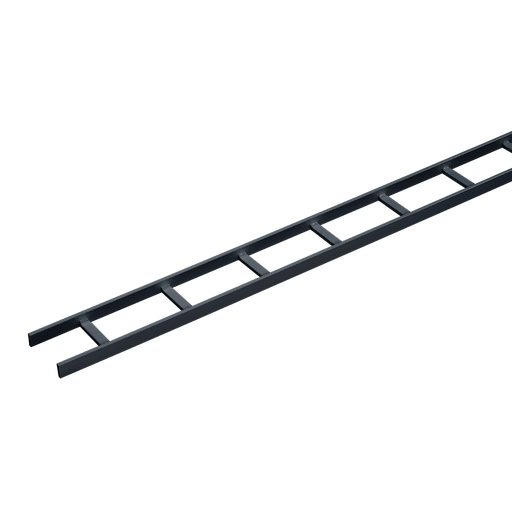 nVent Hoffman - Hoffman LSS6G Ladder Rack Straight Sections (cULus Classified), 6.00 wide, Gray, Steel