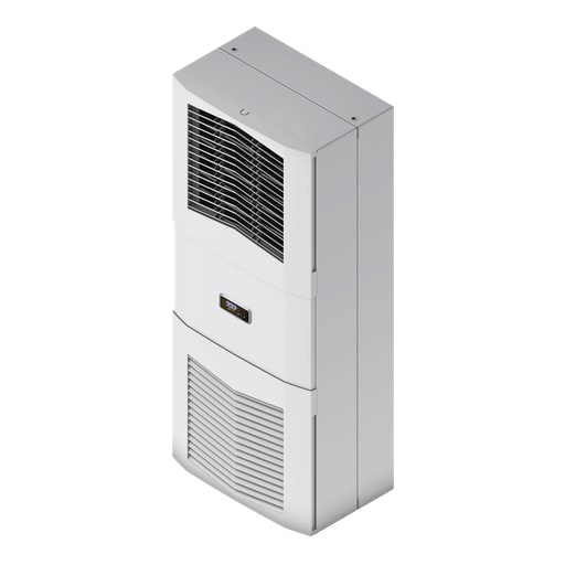 nVent Hoffman - Hoffman S060526G050 SPECTRACOOL Slim Fit Indoor Air Conditioner, 21.60x 11" x 8.10, Lt Gray, Steel