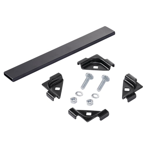 nVent Hoffman - Hoffman LRTK12B Runway Termination Kit, fits 12in, Black, Steel