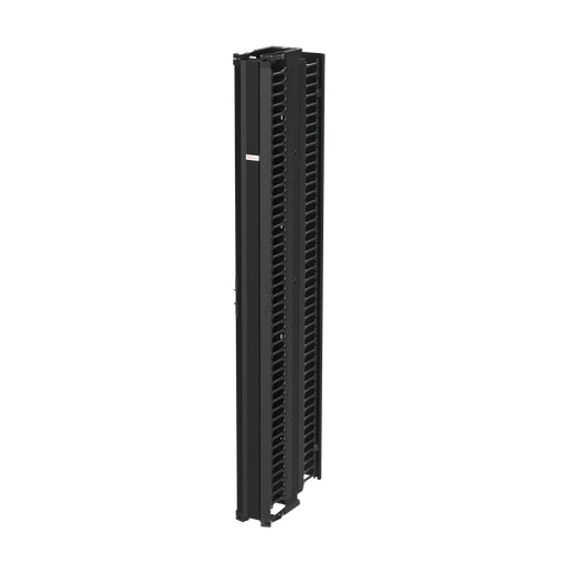 nVent Hoffman - Hoffman DV6DF7 CABLETEK Vertical Cable Manager, 84" x 7.25"00x 21.20"0, Black, Aluminium