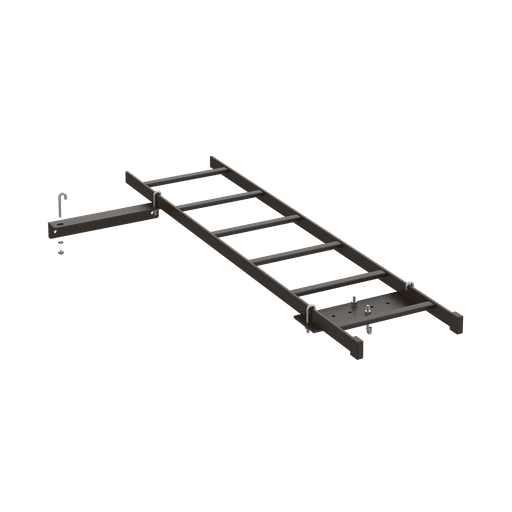 nVent Hoffman - Hoffman E45RUBKIT Rack-to-Wall Kit, Black, Steel