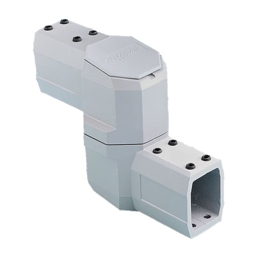nVent Hoffman - Hoffman CCS2IJLG COMPACT Series 2 Intermediate Joint, fits 45x 60mm, Lt Gray, Aluminum