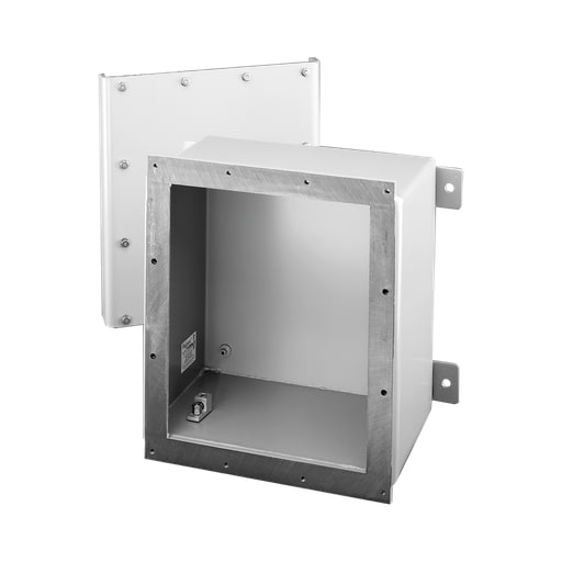 nVent Hoffman - Hoffman A16D168 NEMA Type 9, 16" x 16" x 8", Gray, Steel