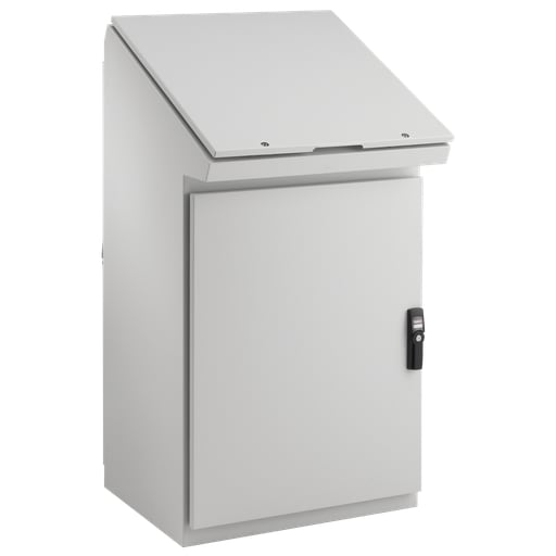 nVent Hoffman - Hoffman PGLD12105DC PROLINE Gold Series Desk Console, Type 12, 1175x 946x 469mm, Lt Gray, Steel