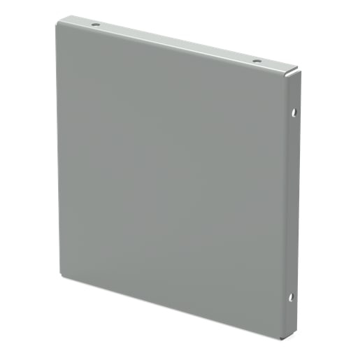 nVent Hoffman - Hoffman F66GCPNK 6" x 6" Lay-In NEMA Type 1 Wireway Closure Plate without Knockouts, Steel
