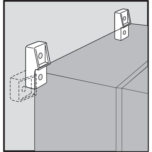 nVent Hoffman - Hoffman UUMF Ultrx Mounting Bracket Kit, fits Ultrx, Fiberglass