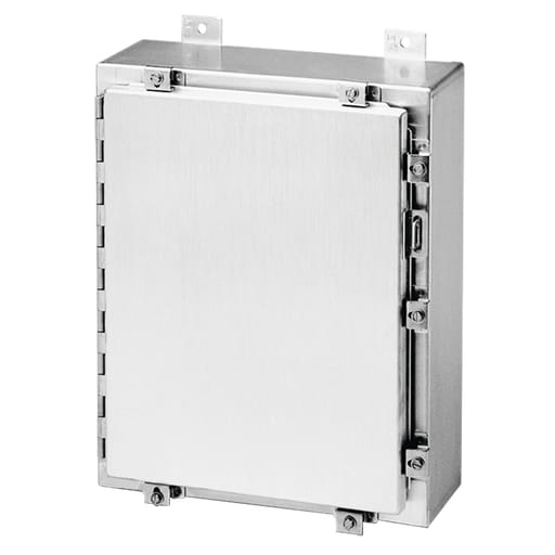 nVent Hoffman - Hoffman A30H2412ALLP Continuous Hinge with Clamps, Type 4X, 30" x 24" x 12", Aluminum