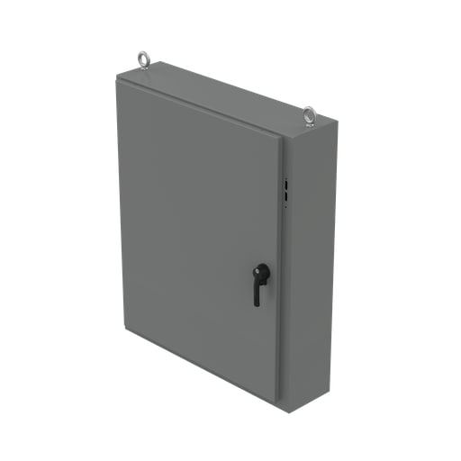 nVent Hoffman - Hoffman A48x 1E4018 Low-Profile, One- to Five-Door Disconnect Enclosure, Type 12, 48" x 40.25" x 18", Gray, Steel