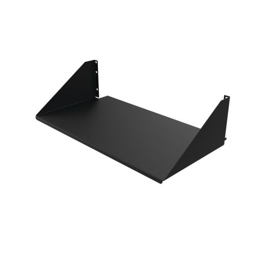 nVent Hoffman - Hoffman ESH19S Single-Sided Solid-Steel Shelf, fits 19" rack, Black, Steel