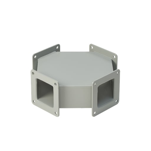 nVent Hoffman - Hoffman F88WC Cross, 8" x 8", Gray, Steel