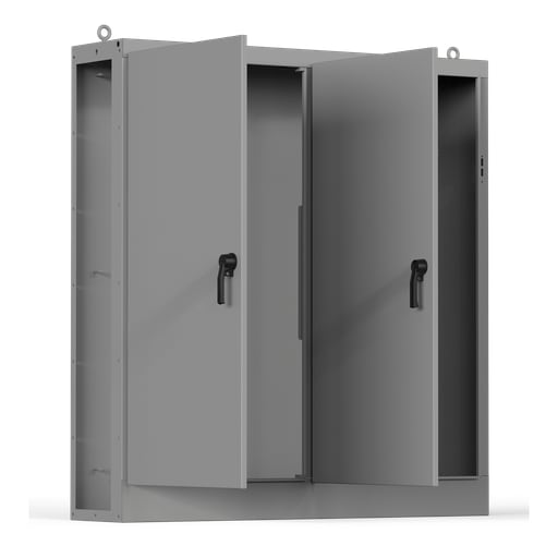 nVent Hoffman - Hoffman AU84X7818LLP UF 2 Door Left Side Open